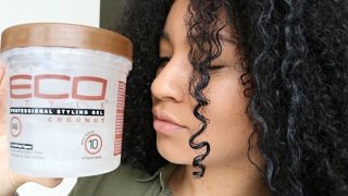 ECO STYLER GEL COCONUT OIL ⎜ Demo amp Review [upl. by Dorothy]