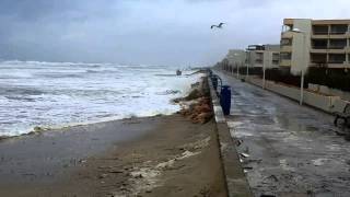 Palavas les Flots  28 11 2014 Tempete [upl. by Shipman]