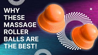 Review and Demo of Massage Ball Roller 2 pack [upl. by Eilak]