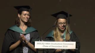 INSEAD MBA Class 16D Graduation  Teachers awards [upl. by Liarret753]