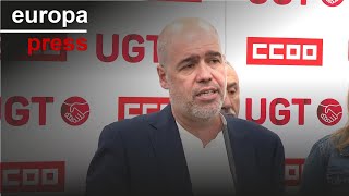 UGT y CCOO se movilizan el día 26 ante el bloqueo de CEOE para reducir la jornada [upl. by Anavoig763]