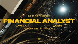 Jayea  Financial Analyst feat LARKY Official Music Video [upl. by Beedon]