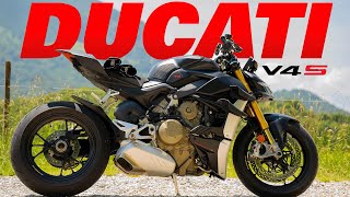 Ducati Streetfighter V4S Onboard Sound Gampenpass [upl. by Nawd695]