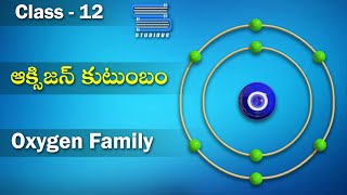 ఆక్సిజన్ కుటుంబం – Oxygen Family  PBlock Elements  Chemistry Telugu  Class 12  Inter 2nd Year [upl. by Ecnaret]