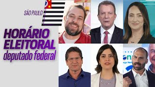 Horário Eleitoral SP  candidatos a Deputado Federal 27082022 [upl. by Wil]