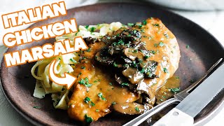 THE Chicken Marsala Recipe I learned to make at the first Italian restaurant I ever worked at [upl. by Anilasor612]