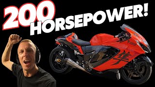 25th Anniversary 2024 Hayabusa Hits 200 Horsepower On The Moore Mafia Dyno [upl. by Pulchi228]