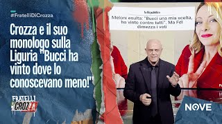 Crozza e il suo monologo sulla Liguria quotBucci ha vinto dove lo conoscevano menoquot [upl. by Sikes247]