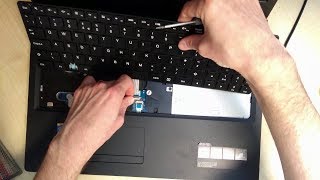 Lenovo B5050  How to replace the keyboard [upl. by Leahci]