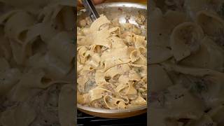 Tagliatelle ai funghi 🍄‍🟫🍝 rezept pasta pilze [upl. by Aysahc565]