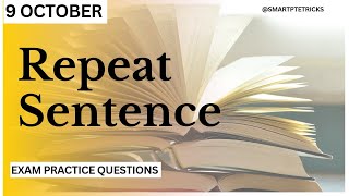 PTE Repeat Sentence Practice CHANGED My Life [upl. by Ijneb]