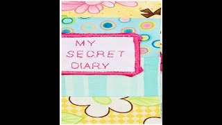 how to draw a picture of a diary [upl. by Ybroc]