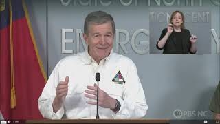 Gov Roy Cooper delivers Sunday update to Tropical Storm Helene recovery efforts [upl. by Ronnie]