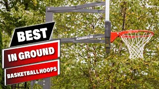 Top 10 In Ground Basketball Hoops in 2024 Top 10 Picks [upl. by Aliahkim]