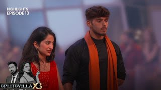 MTV Splitsvilla 13  Episode 13 Highlights  Vyomesh amp Arushi never expected this to be their fate [upl. by Huei]