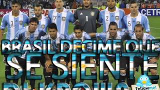 Brasil decime que se siente REMIX MEGA HINCHADAS Dj Krowa  Argentina [upl. by Nnael679]