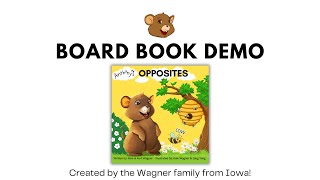 Anthony’s Opposites  Interactive Board Book for Babies amp Toddlers [upl. by Mab491]