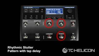 VoiceLive 2 version 12 Beta Demo  Rhythmic Stutter amp Sample Effects [upl. by Romelda]