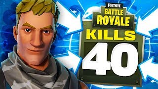 40 KILLS IN A Fortnite Battle Royale Match [upl. by Meilen]