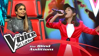 Amashi De Silva – Chakithaya චකිතය  Blind Auditions  The Voice Sri Lanka [upl. by Miehar]