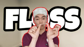 How To FLOSS Your Teeth properly dentists guide [upl. by Neville]