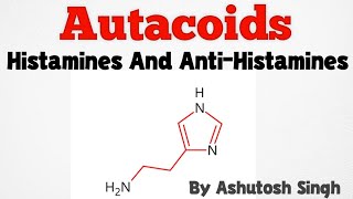 AntiHistaminic Drugs Autacoids [upl. by Annahsat]