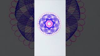 Combination of pink and violet  ytshorts shorts spirograph trending art [upl. by Nnahgiel829]