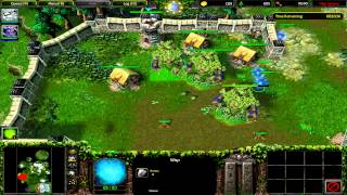 Warcraft 3 Twilight of the Gods Hard mode Defending Jainas base [upl. by Francie]