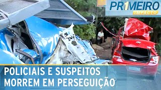 RJ Perseguição policial termina em acidente com 4 mortos  Primeiro Impacto 220524 [upl. by Aem]