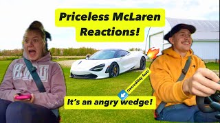 MCLAREN 720s FIRST RIDE REACTIONS [upl. by Zolly423]