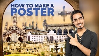 How to Make a Poster or Collage in Photoshop [upl. by Tecil]