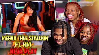 Megan Thee Stallion  Neva Play feat RM Official Video  REACTION [upl. by Natie]