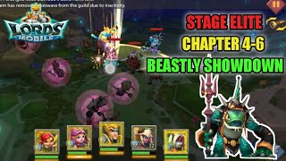 Lords mobile chapter elite 46 beastly showdown [upl. by Ynnus]