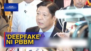 Mukha ng Balita  Malacañang nilinaw na peke ang utos ni PBBM na gantihan ang China [upl. by Ymmik477]