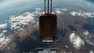 Samsonites Lightest Suitcase Completes Groundbreaking Journey to the Edge of Space [upl. by Amorita]