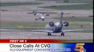 Near Collisions at Cincinnati Airport [upl. by Llednahs]