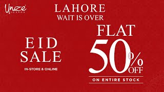 Exciting News For Lahore Mega Eid Sale Flat 50 Off On Everything [upl. by Jorge194]