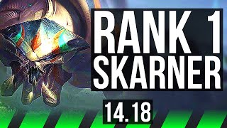 SKARNER vs TRUNDLE JGL  Rank 1 Skarner Rank 5 6314  BR Challenger  1418 [upl. by Adnarrim]