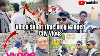 Video Shoots Time Vlog  Nanded City Vlogs  Masti Vlog 🤣  youtubeindia [upl. by Sorvats]