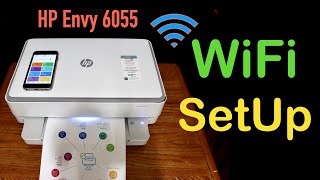 HP Envy 6055 WiFi SetUp [upl. by Best408]