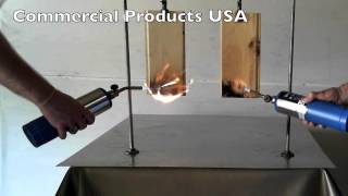 Commercial Products USA FR Flame Retardant Demo [upl. by Kendre]