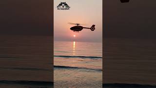 RC Era C190 EC145 helicopter flying low on sea waves shorts [upl. by Tireb]