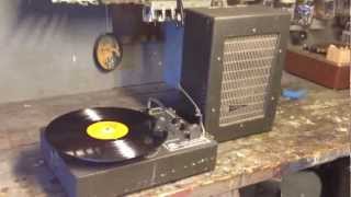 Califone 6U7C PortableSchool Record Player [upl. by Amity]