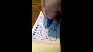 How To Fill Out Receipts For Customers by Hand [upl. by Hsoj751]