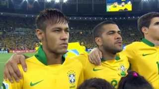 Confederations Cup 2013 Brazilian anthem at the final match [upl. by Zorine241]