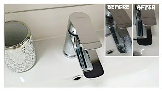 how to clean limescale from taps [upl. by Efar]