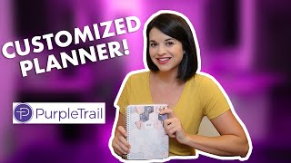 MAKE A CUSTOM PLANNER  2022 PurpleTrail Planner Review [upl. by Lezlie838]