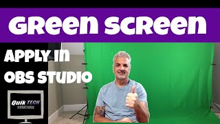 How To Use A Green Screen In OBS Studio [upl. by Hurty890]