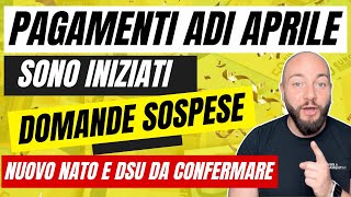 PAGAMENTI ASSEGNO DI INCLUSIONE APRILE ancora domande sospese [upl. by Aisile]