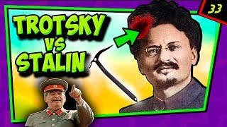 TROTSKY ⚠️ La GRAN PURGA de STALIN  ¿Por qué lo mató [upl. by Draillih]